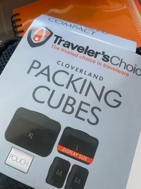 Cloverland Black Packing Cubes by Traveler's Choice - 4-Piece Set